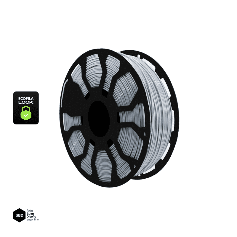 PLA Hellbot 1KG 1,75mm - Gris - Lock