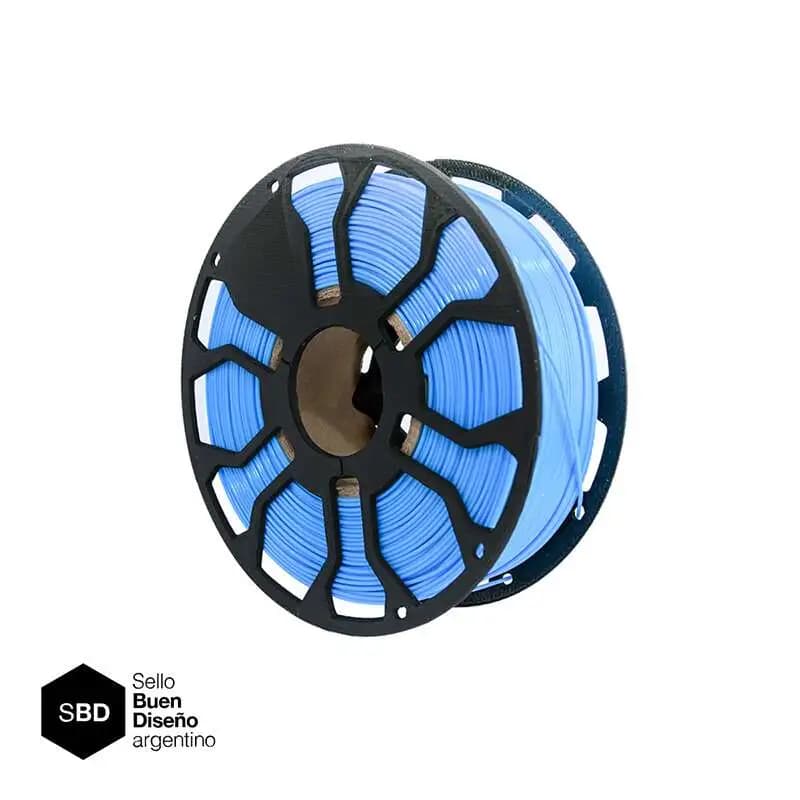 Filamento 3D PLA Hellbot 1KG 1,75mm Celeste