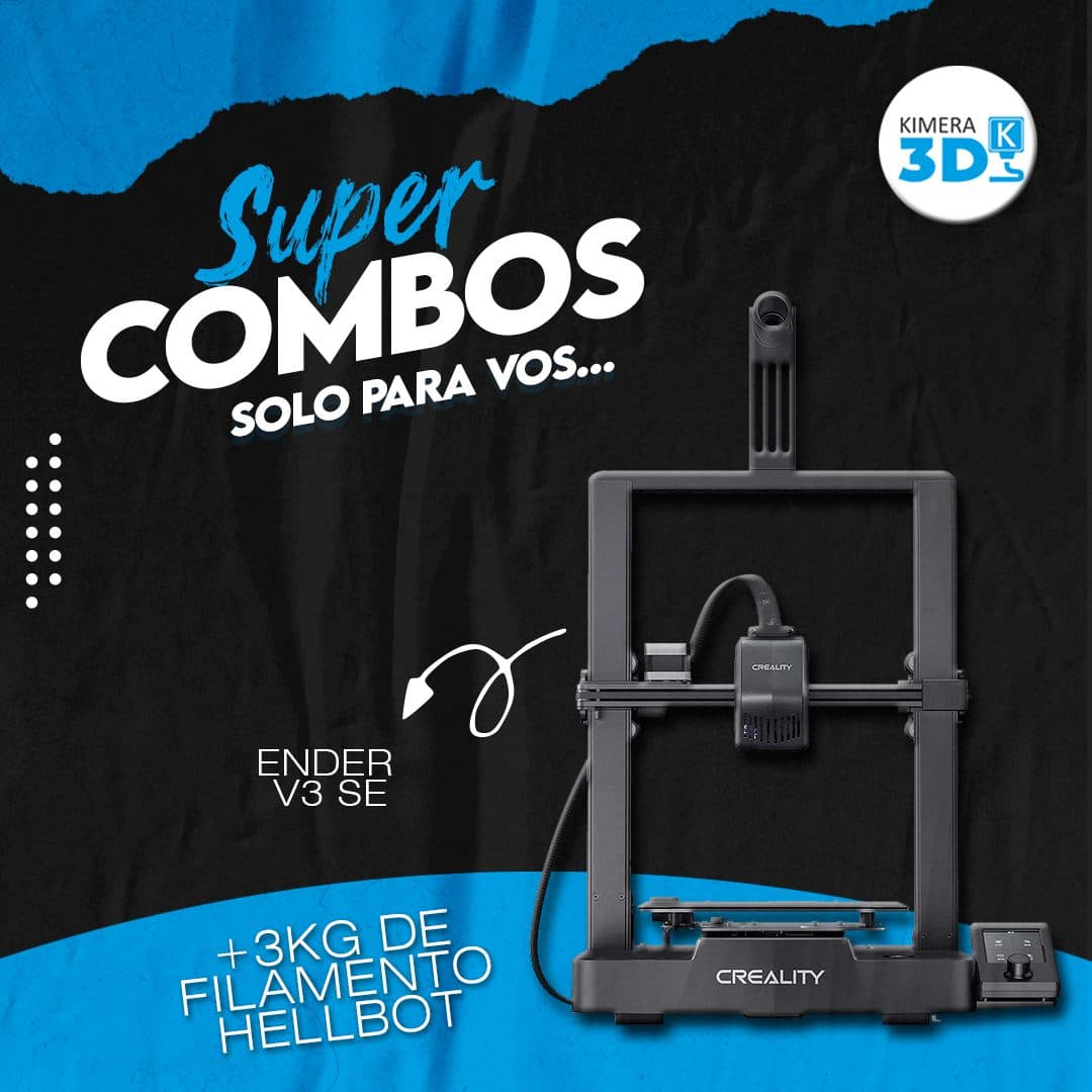 Impresora 3D Creality Ender V3 SE + 3kg Filamento Preventa Noviembre