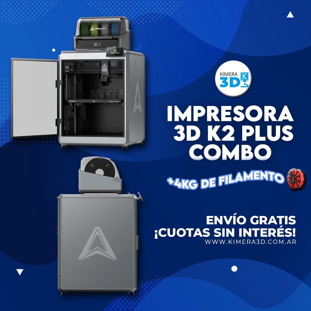 Impresora 3D Creality K2 Plus Combo Entrega Inmediata + 4kgs de filamento