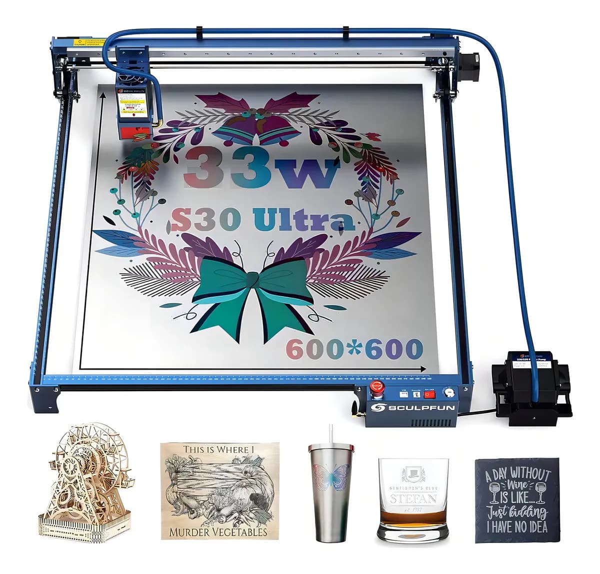 Grabadora Laser SCULPFUN S30 Ultra-33w - Entrega Inmediata