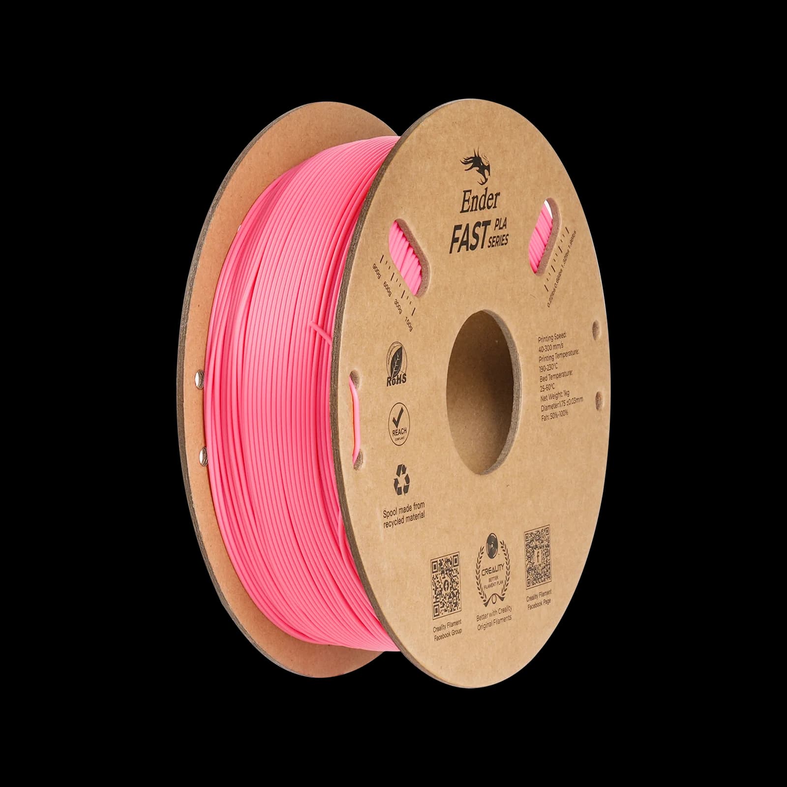 FILAMENTO CREALITY ENDER FAST PLA ROSA 1KG