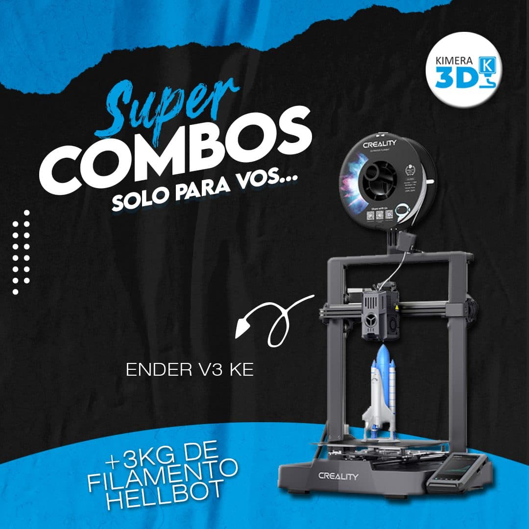 Impresora 3D Creality Ender V3 KE + 3kg de filamento