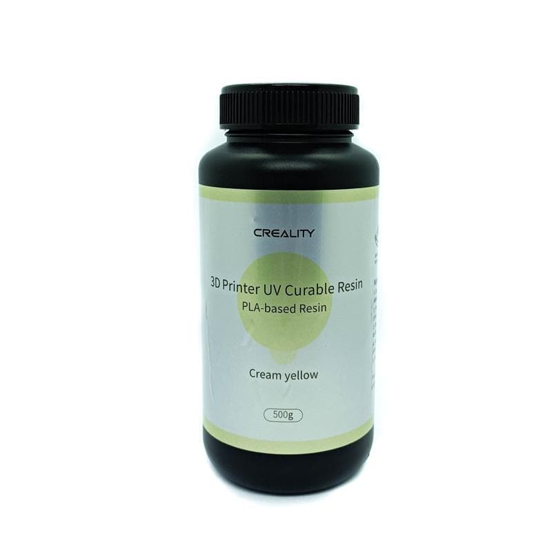 Creality PLA 500g botella plástica - Amarillo Crema