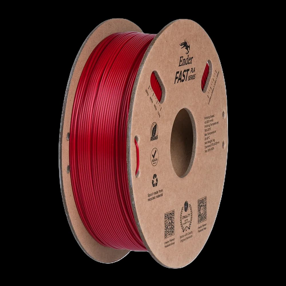 FILAMENTO CREALITY ENDER FAST PLA ROJO FUEGO 1KG