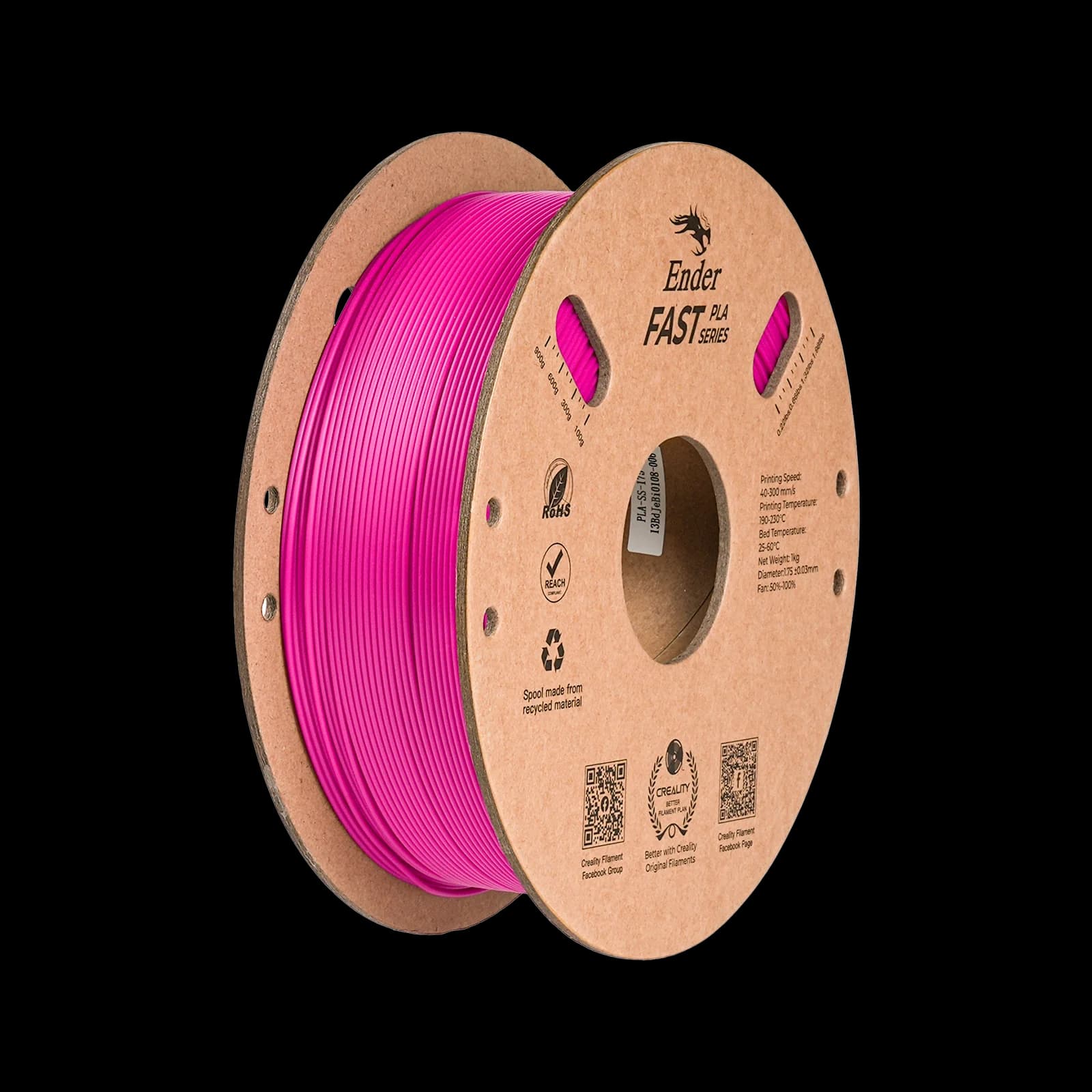 FILAMENTO CREALITY ENDER FAST PLA PURPURA 1KG