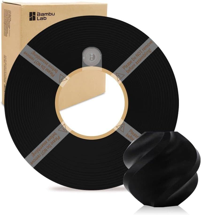 Filamento Bambulab PLA Lite Recarga Negro 1kg