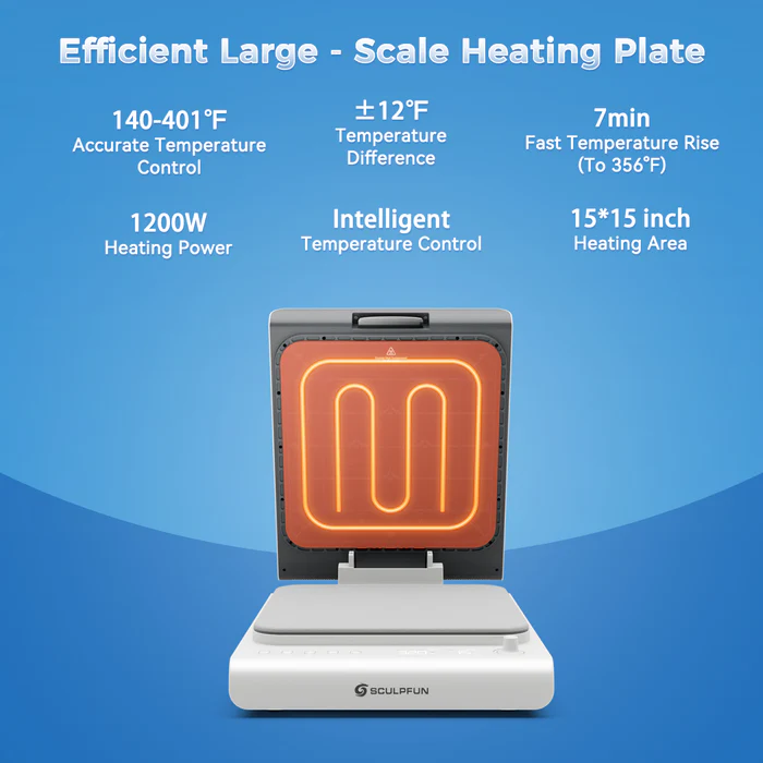 SCULPFUN H1 Maquina de prensado termico automatico - Entrega Inmediata - Imagen 16