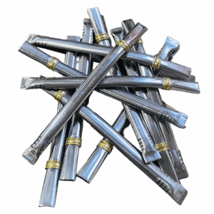 Bombilla chata acero x 10 uni