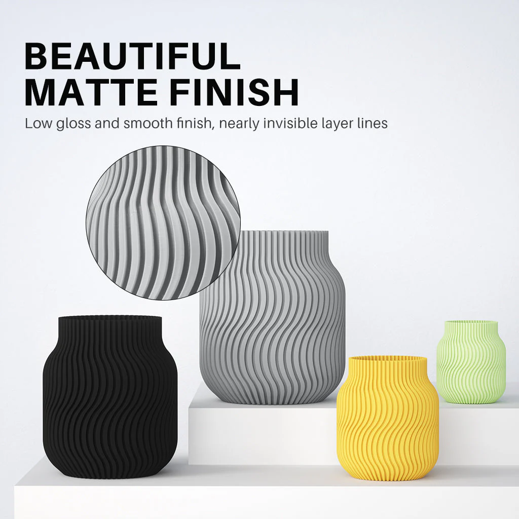 FILAMENTO ELEGOO PLA MATTE 1KG – BEIGE 1.75mm (BOBINA PLASTICA) - Imagen 2