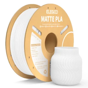 FILAMENTO ELEGOO PLA MATTE-1.75mm-1KG-BLANCO MATTE