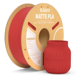 FILAMENTO ELEGOO PLA MATTE-1.75mm-1KG-ROJO RUBI