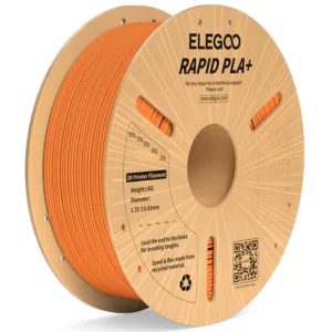 FILAMENTO ELEGOO RAPIDO PLA+ -1.75mm-1KG- NARANJA 600 mm/s