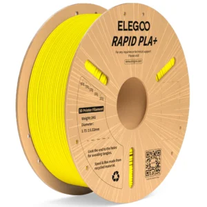 FILAMENTO ELEGOO RAPIDO PLA+ -1.75mm-1KG-AMARILLO 600 mm/s
