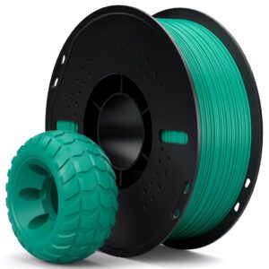 Filamento Elegoo TPU 95A 1kg Verde 1.75mm Bobina Plástica