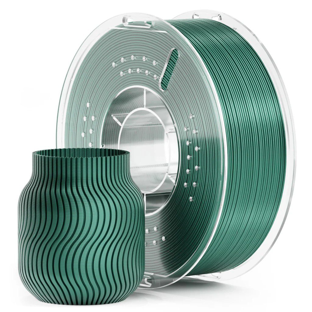 Filamento Elegoo PLA 1kg Verde Metálico 1.75mm - Imagen 2
