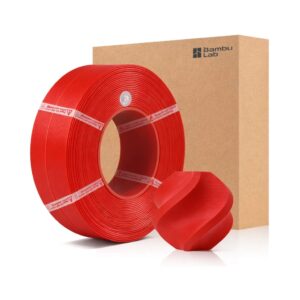 Filamento Bambulab PLA Lite Recarga Rojo 1kg