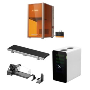Grabadora Laser Xtool F2 Ultra UV + RA2 Pro + Cinta Transportadora + Purificador de Aire