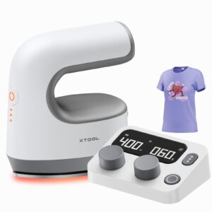 xTool Mini Heat Press Machine con Wireless Control Pod - Prensa Térmica Portátil Ultra Ligera Preventa Agosto