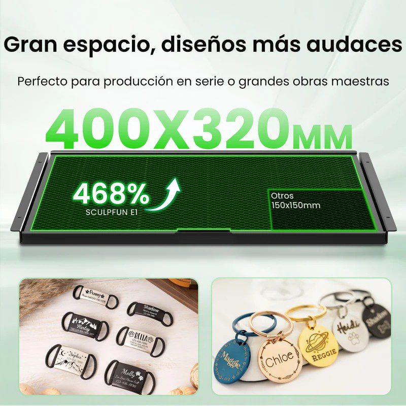 SCULPFUN E1 Pro Máquina de Grabado Láser Cerrada - Imagen 8