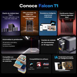 Grabadora Láser Creality Falcon T1 Diode 20W - Imagen 6